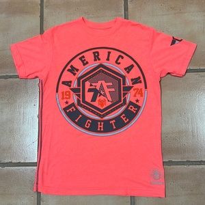 American Fighter Pink/Orange Shirt Small